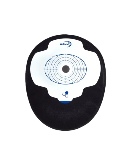 Bilde av AURUM PLUS 1-DELT LUKKET POSE SORT MINI 13MM (50X70MM)